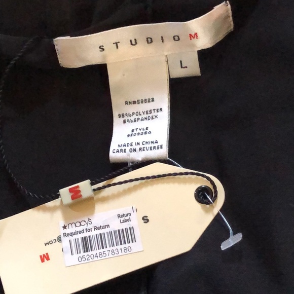 Studio M Round Neck•Pullover•Side Hip Tie Dress - Picture 5 of 6